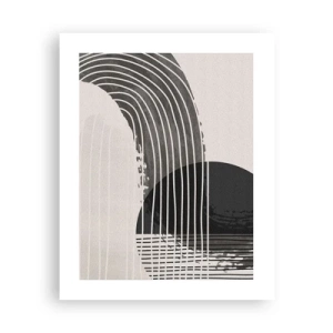 Affisch - Dit och tillbaka - 40x50 cm