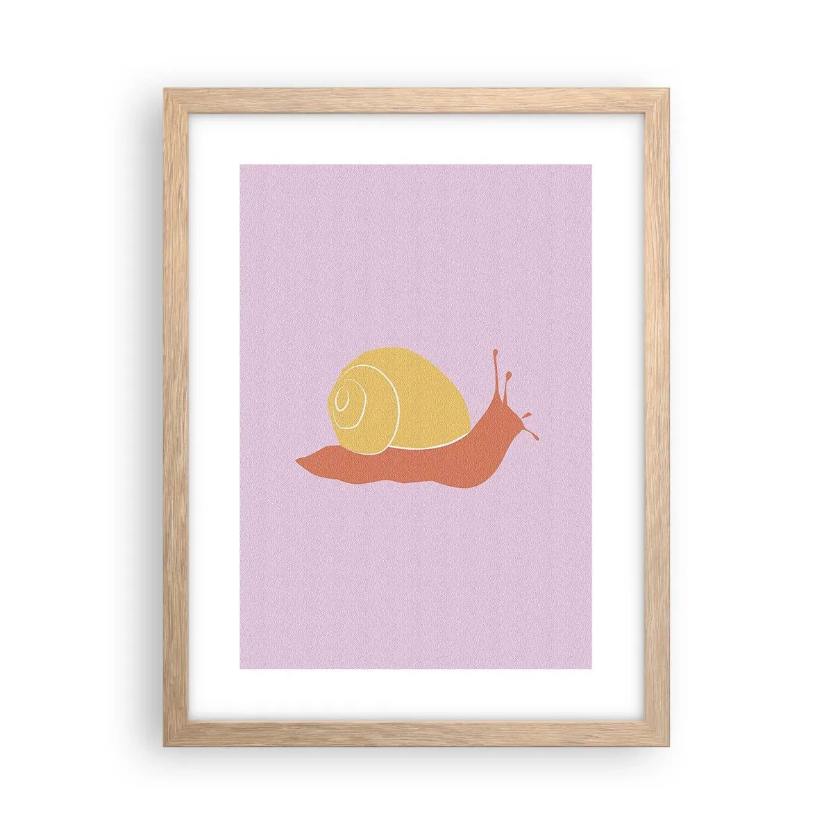 Affisch i ram av ljusek - Det är ingen brådska - 30x40 cm