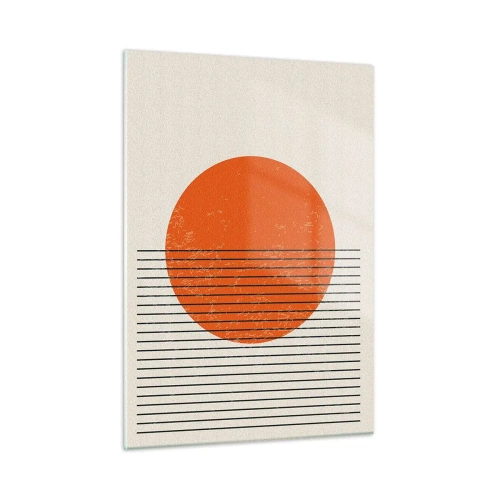 Glastavla - Bild på glas - Alltid solen - 50x70 cm