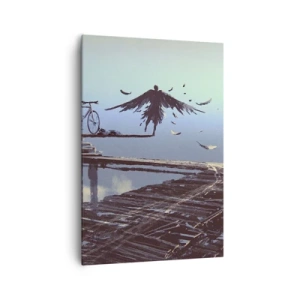 Canvastavla - Bild på duk - Ikaros lever än - 70x100 cm