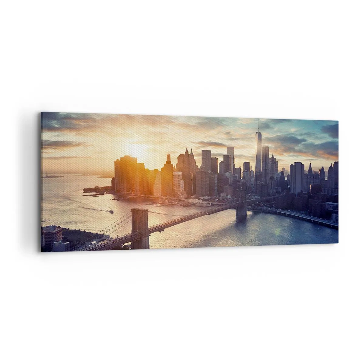 Canvastavla - Bild på duk - Västkulturens monument - 120x50 cm