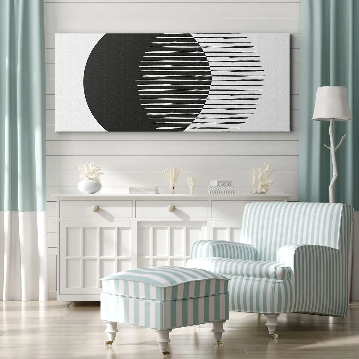 Canvastavla - Bild på duk - Hans alter ego - 100x40 cm