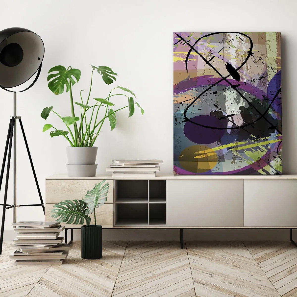 Canvastavla - Bild på duk - Rakt fram eller runt - 45x80 cm