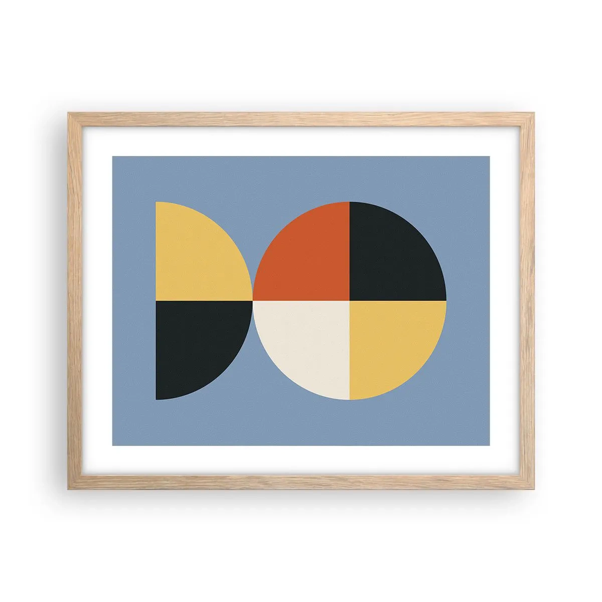 Affisch i ram av ljusek - Titta och räkna - 50x40 cm