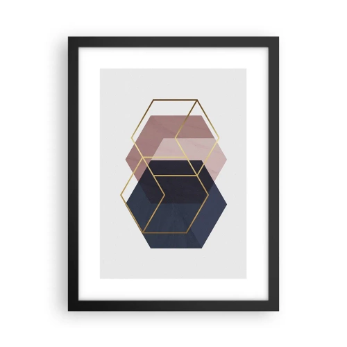 Affisch i svart ram - Enkelhetens styrka - 30x40 cm