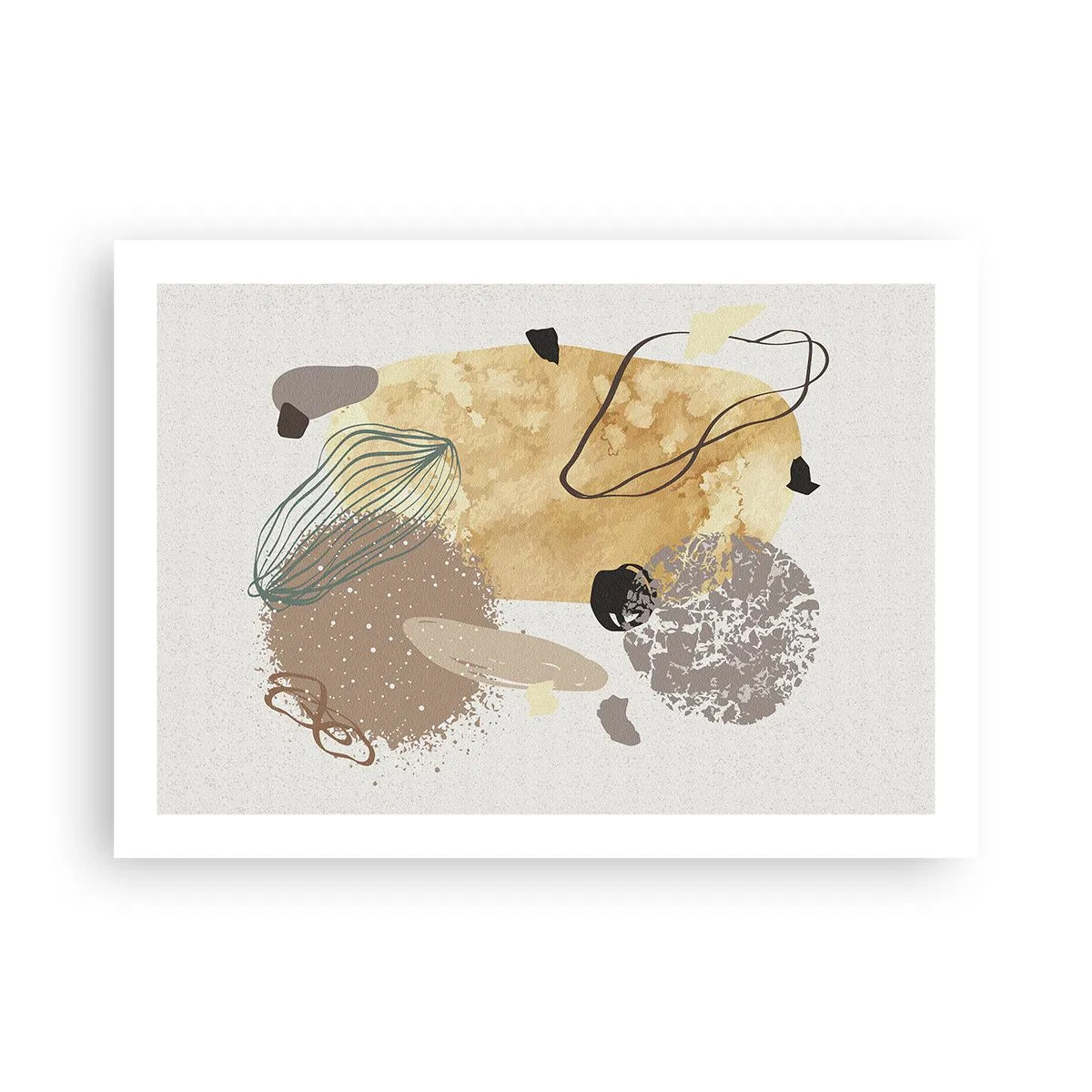 Affisch - Olika former - 70x50 cm