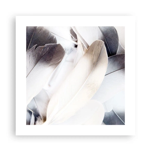 Affisch - Nästan änglalik - 40x40 cm