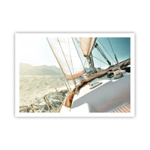 Affisch - Under full segel - 100x70 cm