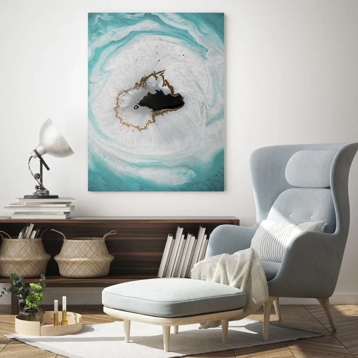 Glastavla - Bild på glas - Att tränga in - 70x100 cm