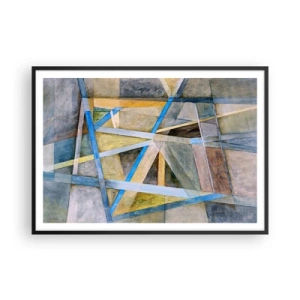 Affisch i svart ram - Rakt fram eller diagonalt? - 100x70 cm