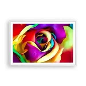 Affisch i vit ram - Det är omöjligt - 91x61 cm