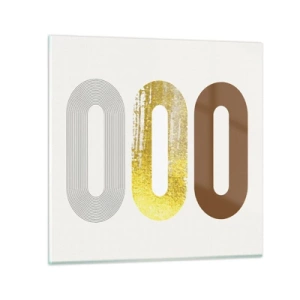 Glastavla - Bild på glas - Ooo! - 50x50 cm