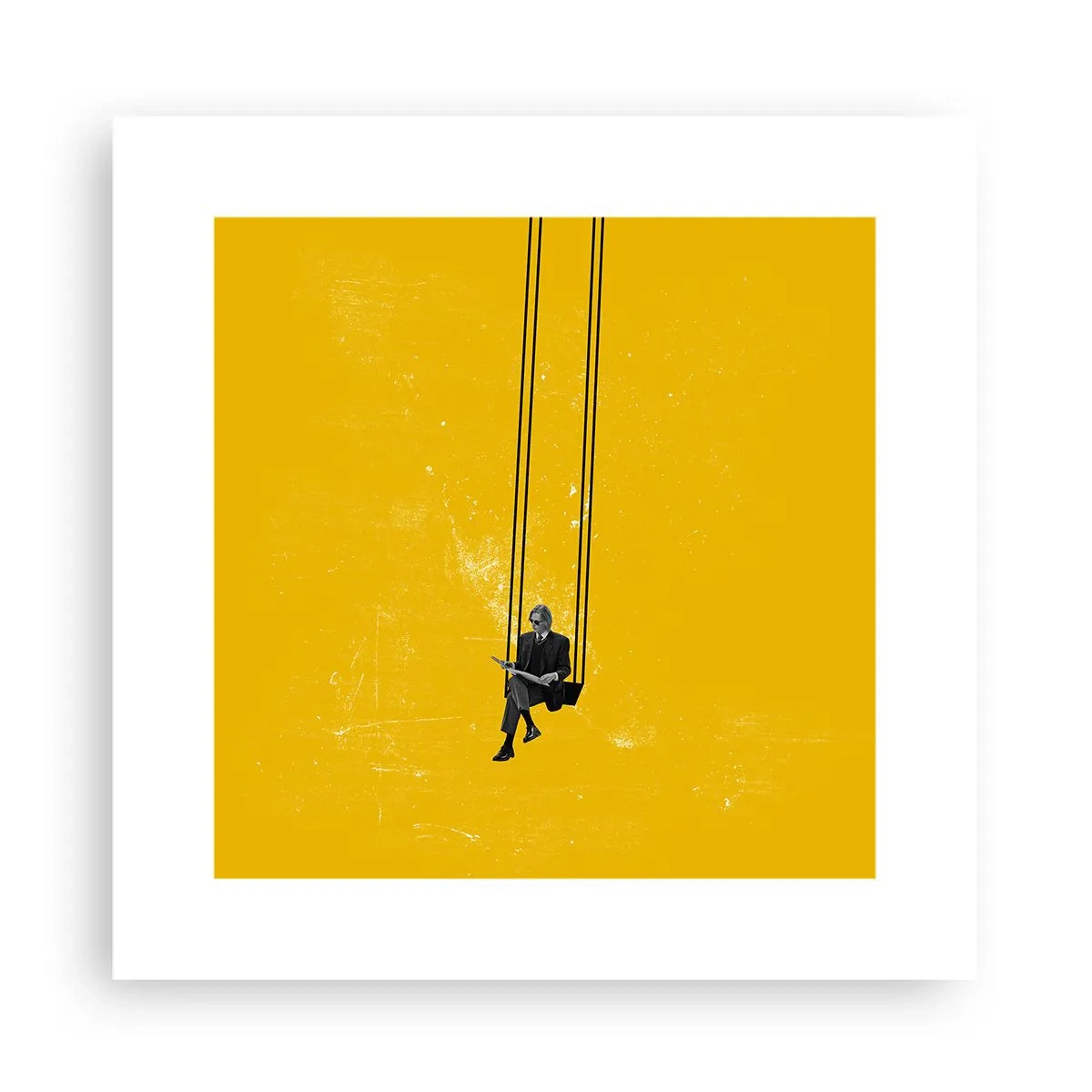 Affisch - En dag som alla andra - 30x30 cm