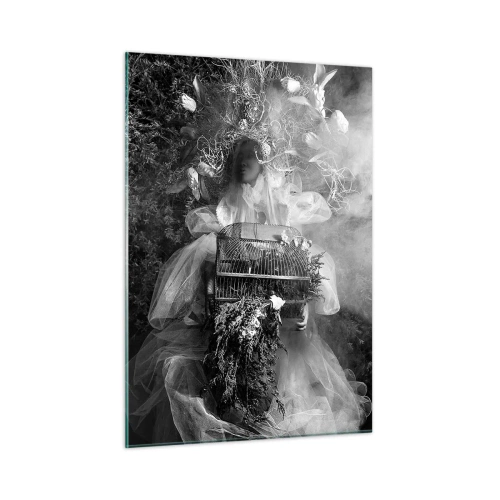 Glastavla - Bild på glas - Bara Moder - Natur - 50x70 cm