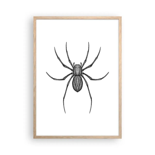 Affisch i ram av ljusek - Oroväckande precision - 50x70 cm