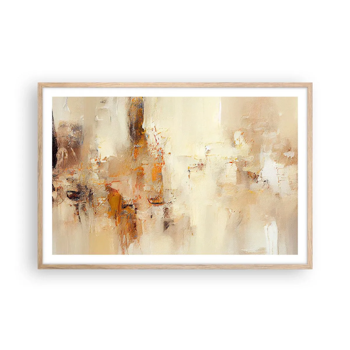 Affisch i ram av ljusek - Bärnstenens själ - 91x61 cm