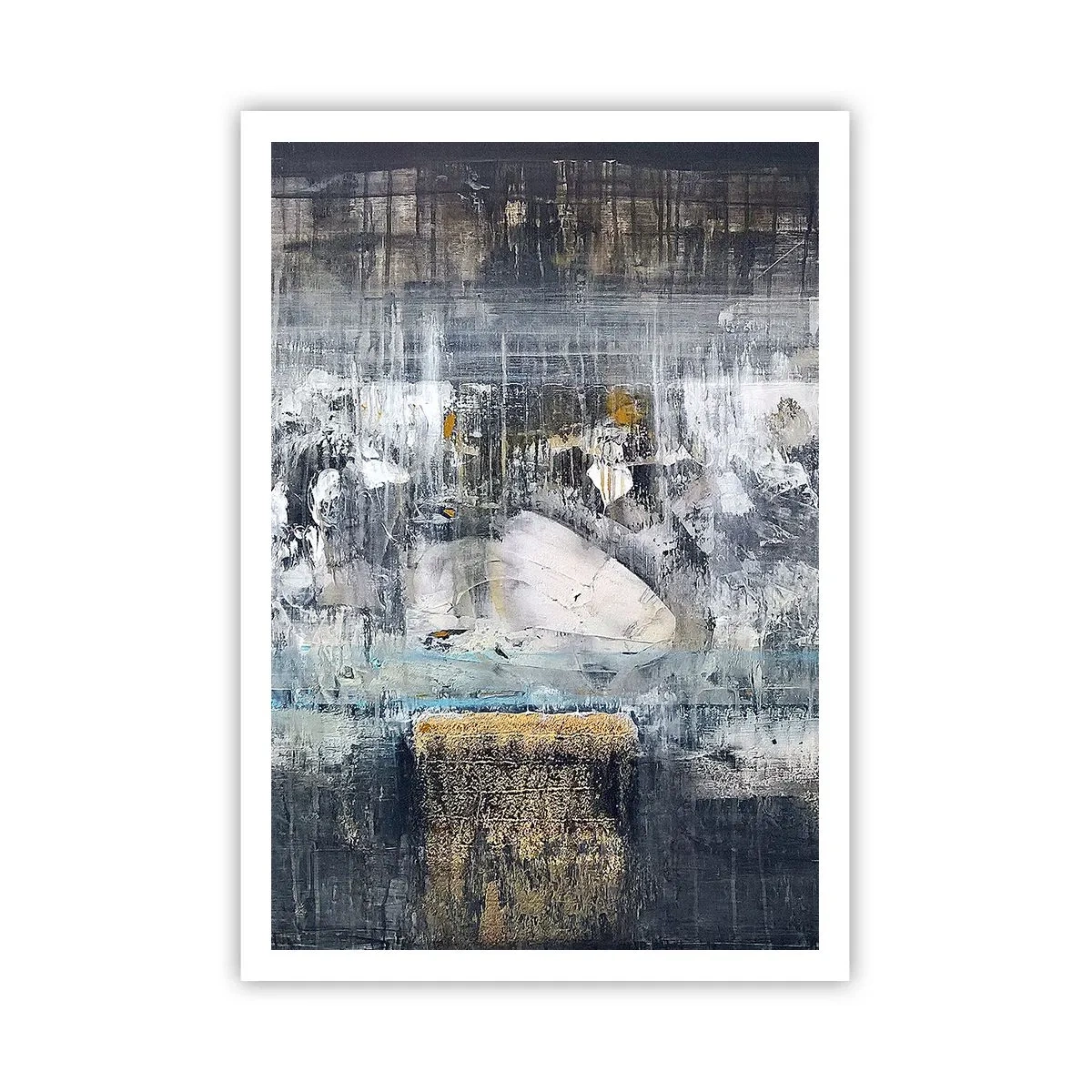 Affisch - På is och klumpar - 70x100 cm