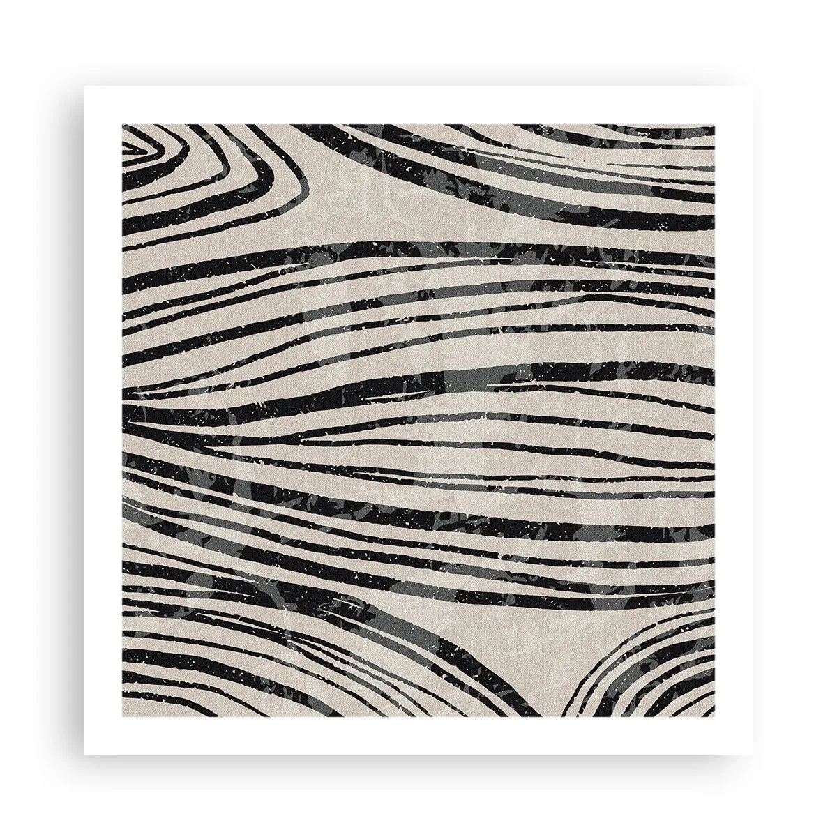 Affisch - Stänk av linjer - 60x60 cm