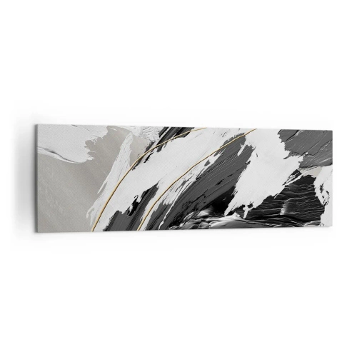 Canvastavla - Bild på duk - Storslagen abstraktion - 160x50 cm