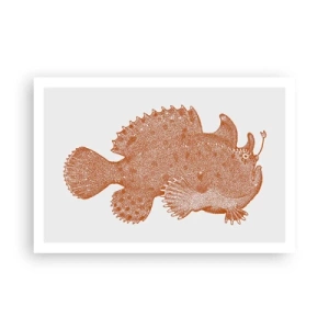 Affisch - Och ändå en fisk - 91x61 cm