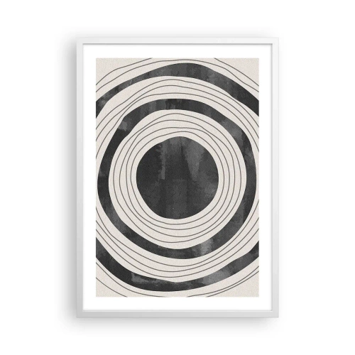 Affisch i vit ram - I själva kärnan - 50x70 cm