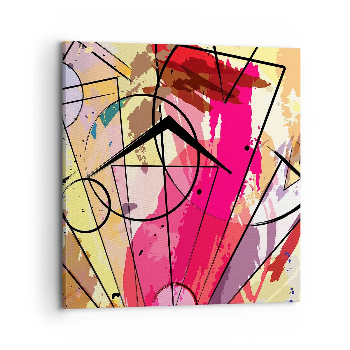 Canvastavla - Bild på duk - Explosion  - 70x70 cm