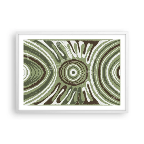 Affisch i vit ram - Explosion av känslor - 70x50 cm