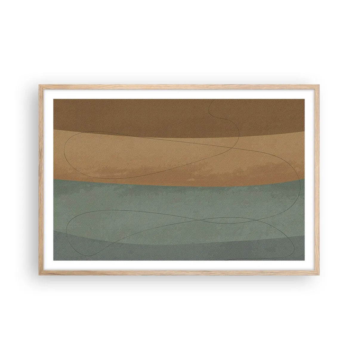 Affisch i ram av ljusek - Horisontell komposition - 91x61 cm