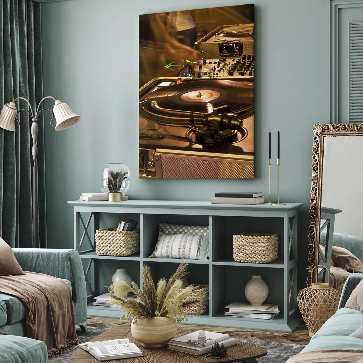 Canvastavla - Bild på duk - Känner du kraften? - 70x100 cm