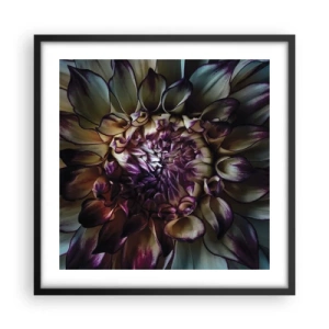 Affisch i svart ram - Blommande ungdom - 50x50 cm