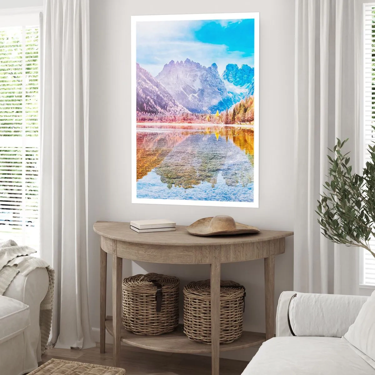 Affisch - Det är redan höst i fjällen - 50x70 cm