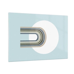 Glastavla - Bild på glas - Ostoppad attraktionskraft - 100x70 cm