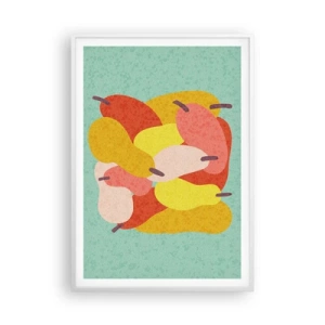 Affisch i vit ram - Smaka på sommarsolen - 70x100 cm