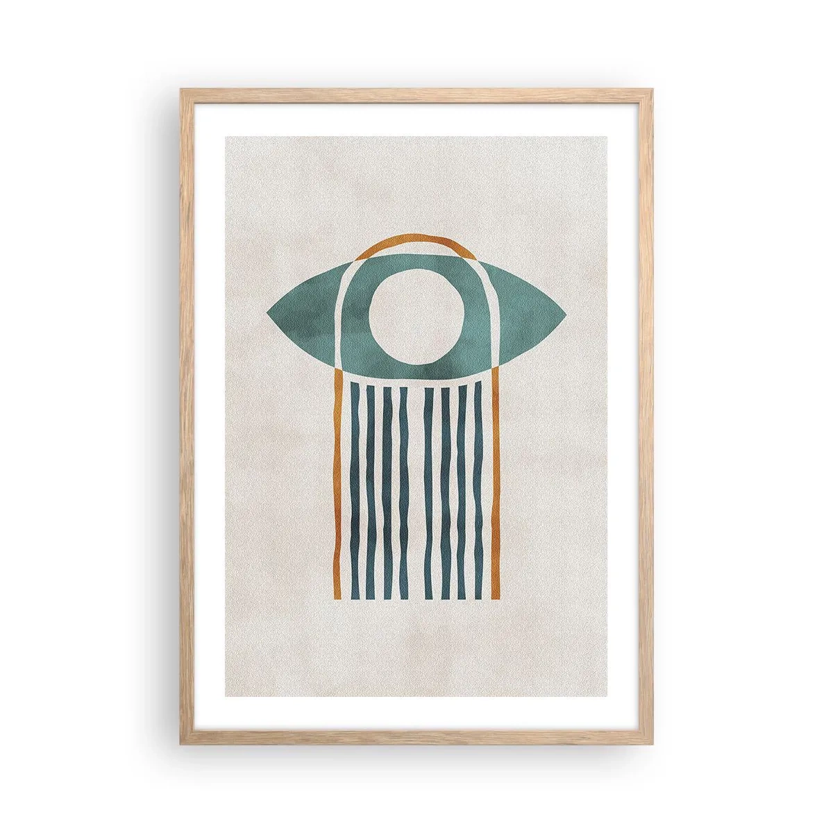 Affisch i ram av ljusek - Tecken och ritualer - 50x70 cm