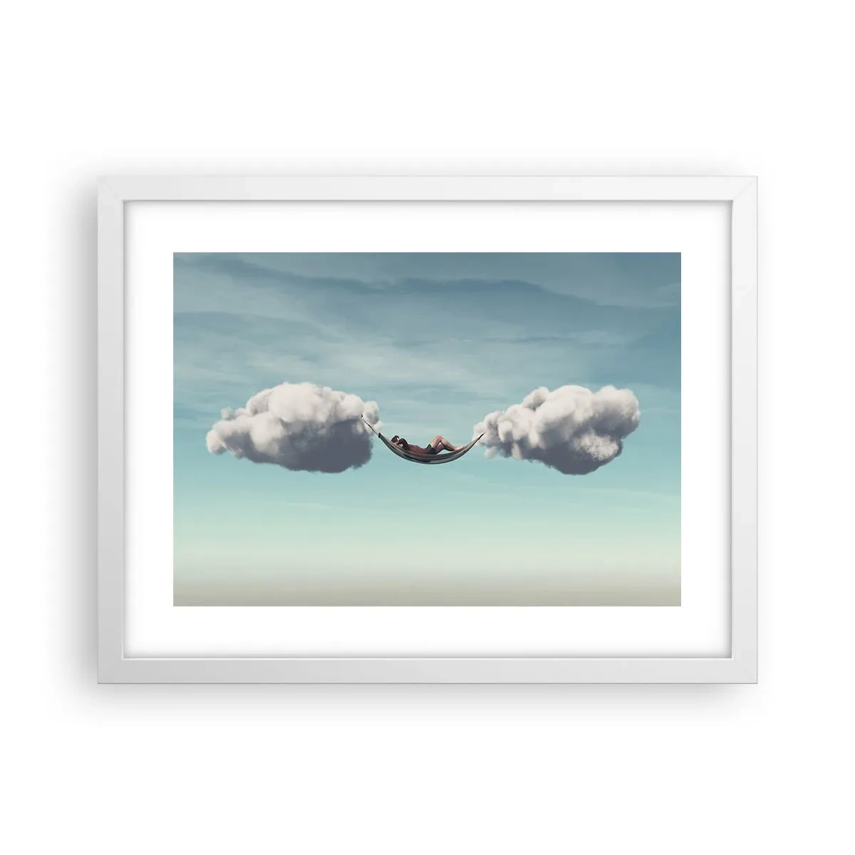 Affisch i vit ram - Stundens salighet - 40x30 cm