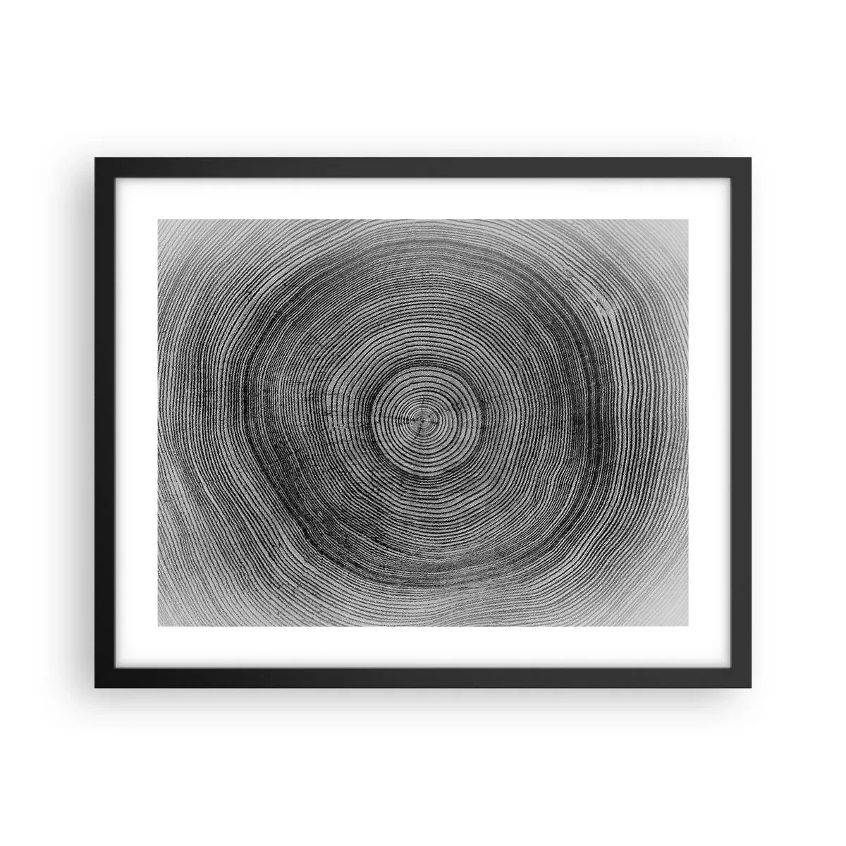 Affisch i svart ram - Ett tecken i tiden - 50x40 cm