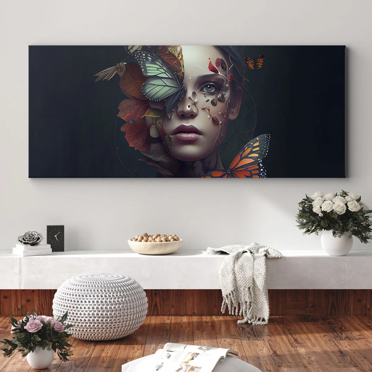 Canvastavla - Bild på duk - En underbar metamorfos - 100x40 cm