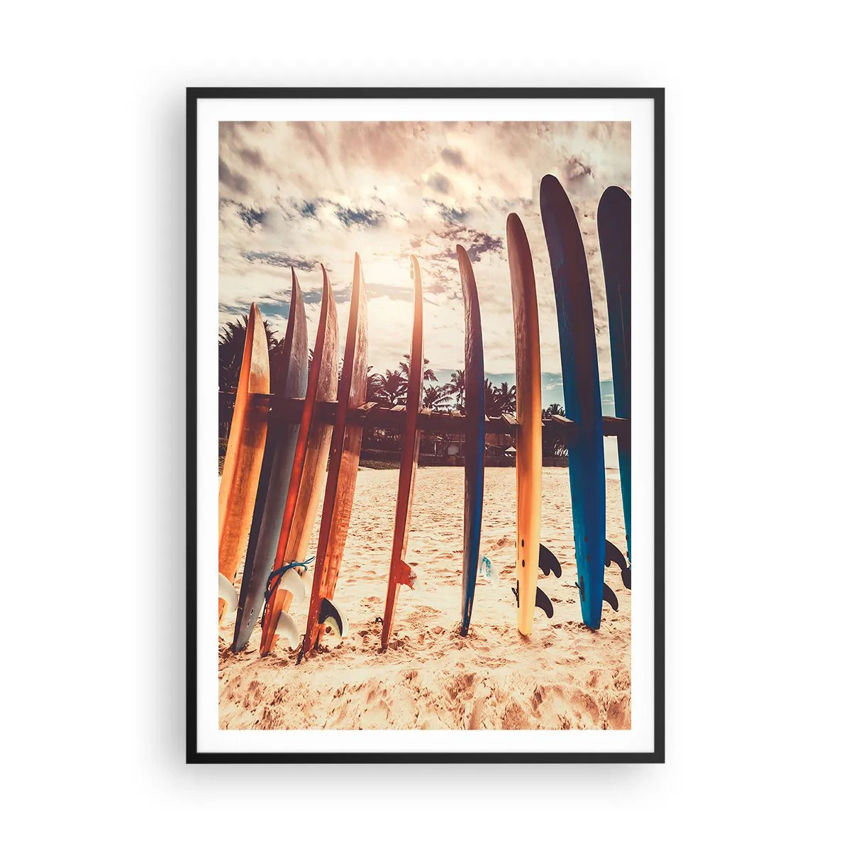 Affisch i svart ram - God natt, vi ses imorgon - 70x100 cm