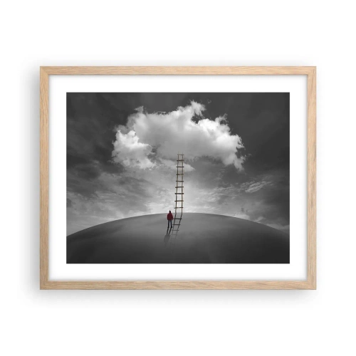 Affisch i ram av ljusek - Allt är möjligt - 50x40 cm