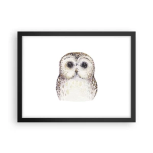 Affisch i svart ram - Titta i mina ögon - 40x30 cm