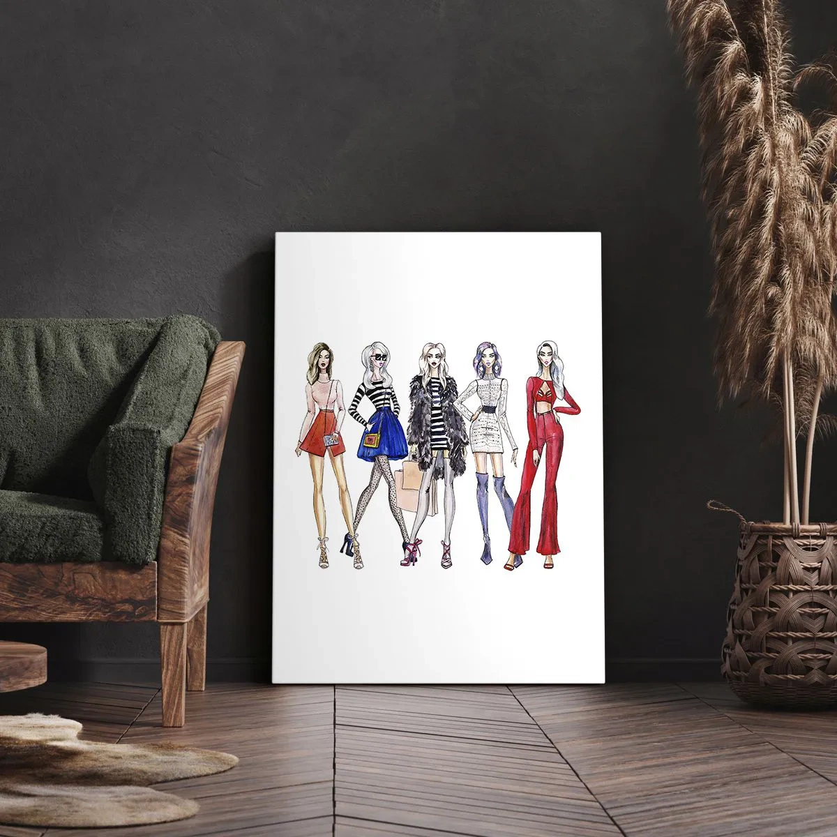 Canvastavla - Bild på duk - Every week Fashion Week - 50x70 cm