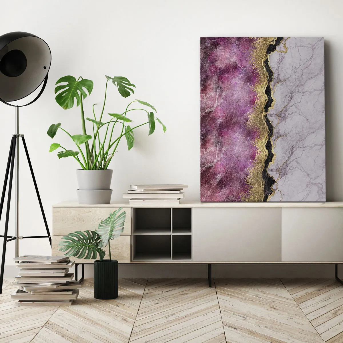 Canvastavla - Bild på duk - På gränsen - 50x70 cm