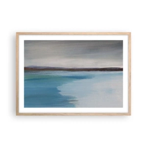 Affisch i ram av ljusek - Horisontellt landskap - 70x50 cm
