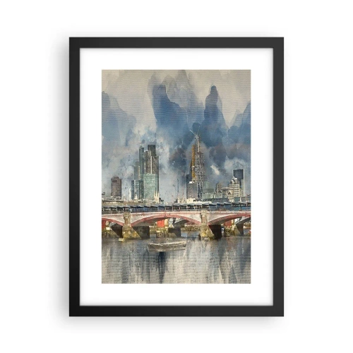 Affisch i svart ram - London i hela sin prakt - 30x40 cm