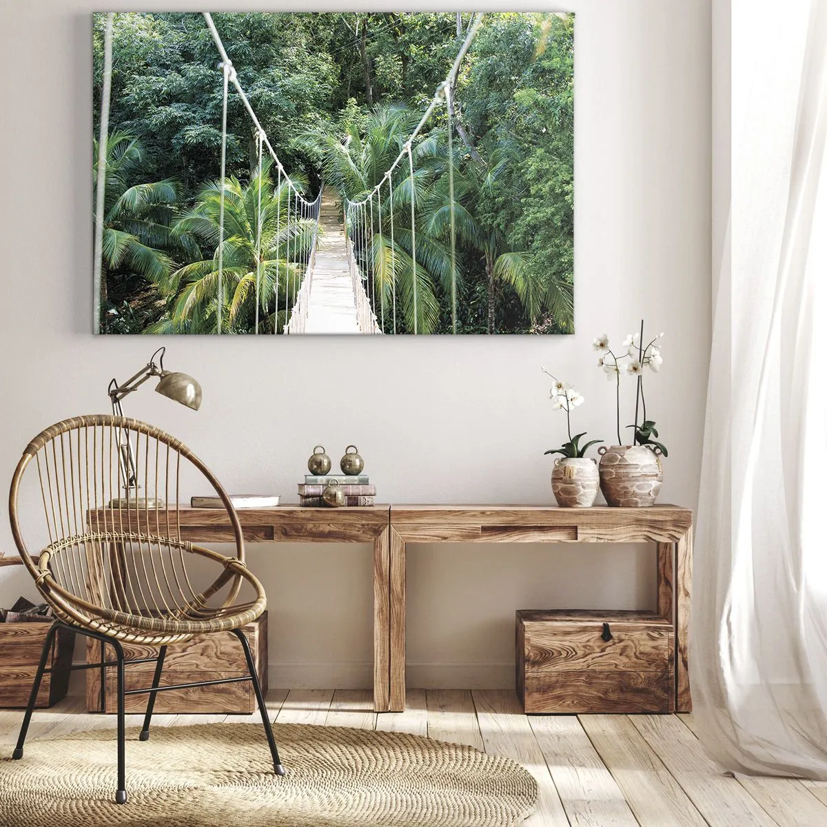 Canvastavla - Bild på duk - Welcome to the jungle! - 70x50 cm