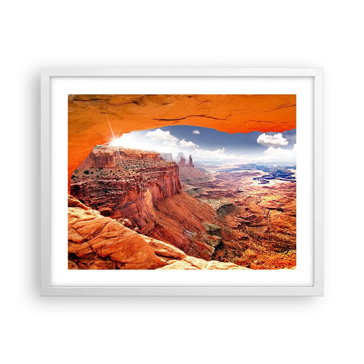 Affisch i vit ram - Skapat av naturen - 50x40 cm