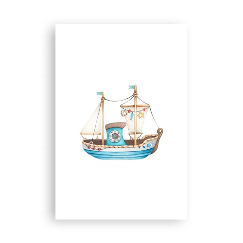 Affisch - Ohoj, äventyret! - 61x91 cm