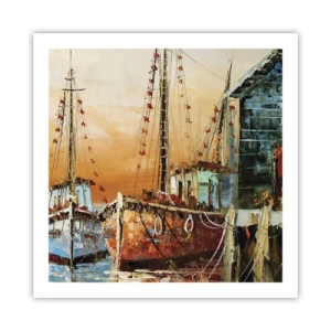 Affisch - Lugn hemresa - 60x60 cm