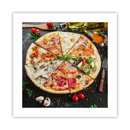 Affisch - Smakurval - 40x40 cm