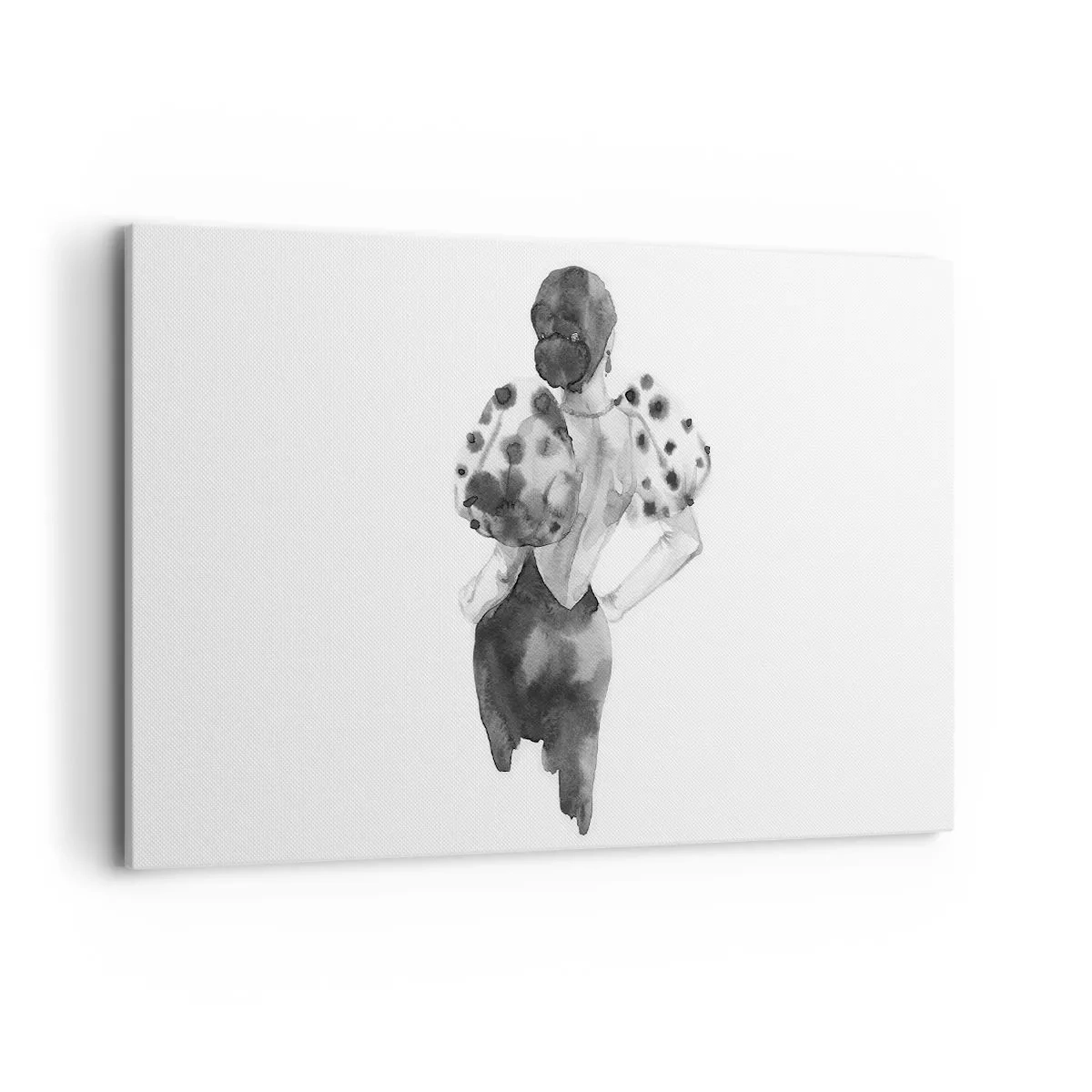 Canvastavla - Bild på duk - Hon passerade nära mig - 120x80 cm